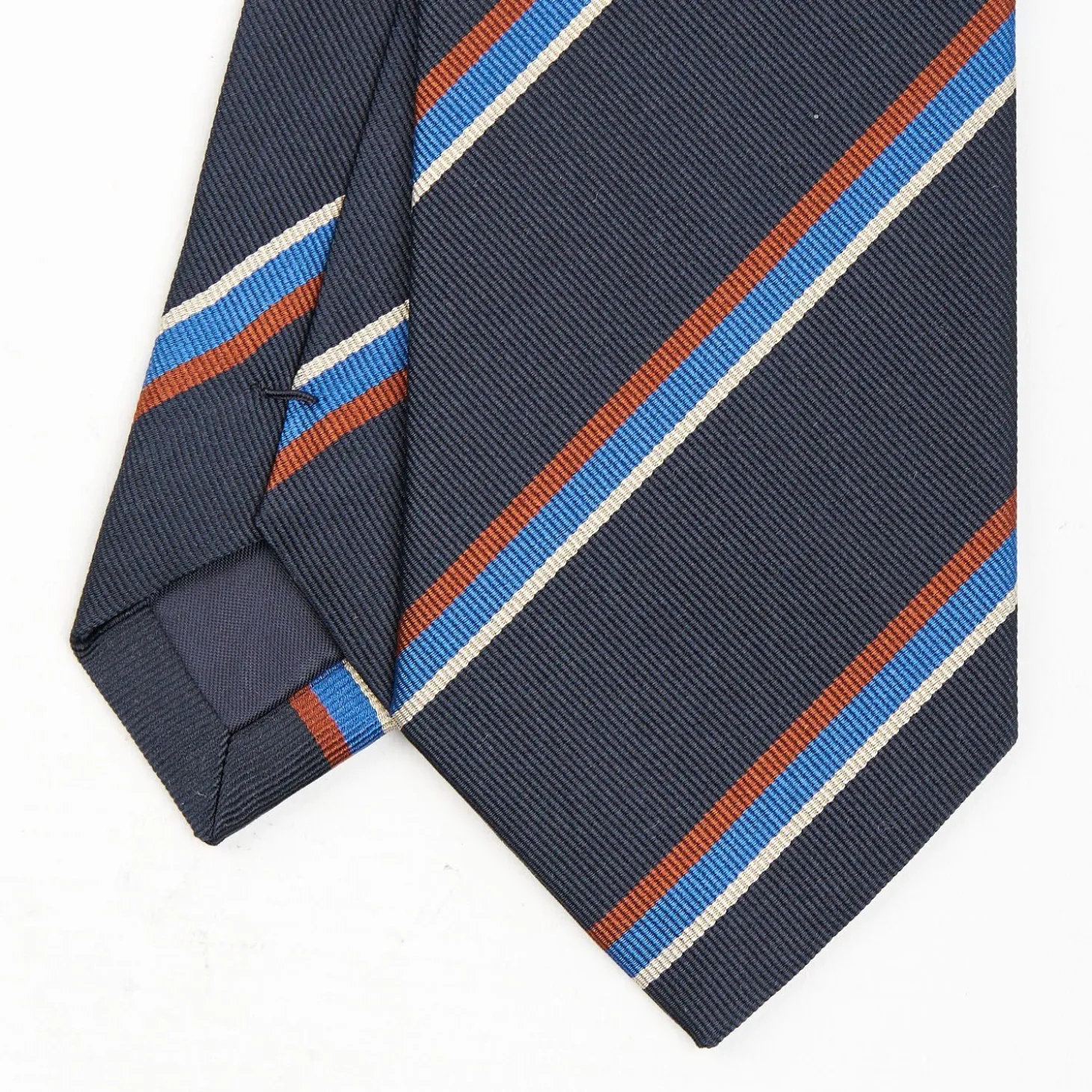 Dark Blue Sartorial Striped Tie
