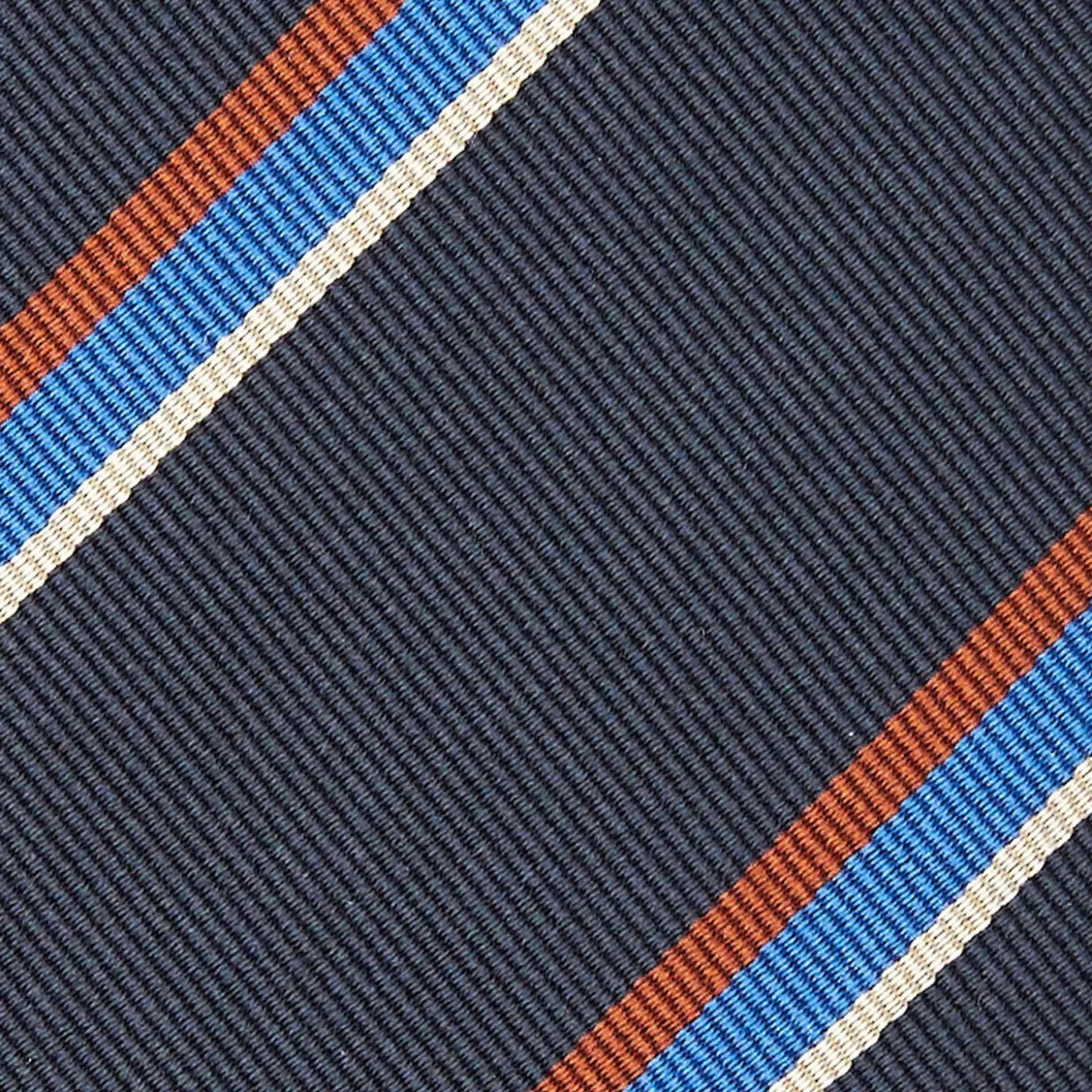 Dark Blue Sartorial Striped Tie