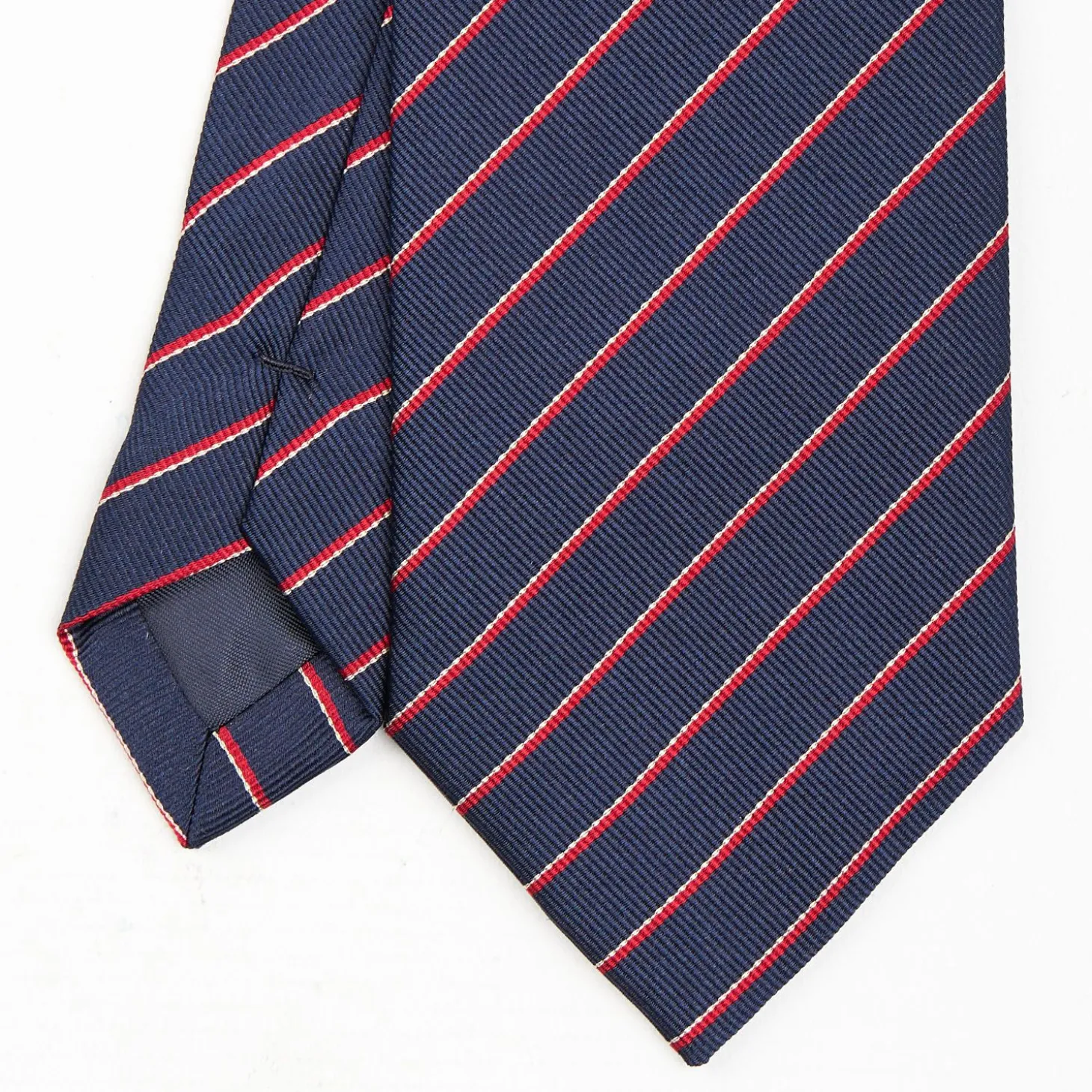 Dark Blue Sartorial Striped Tie