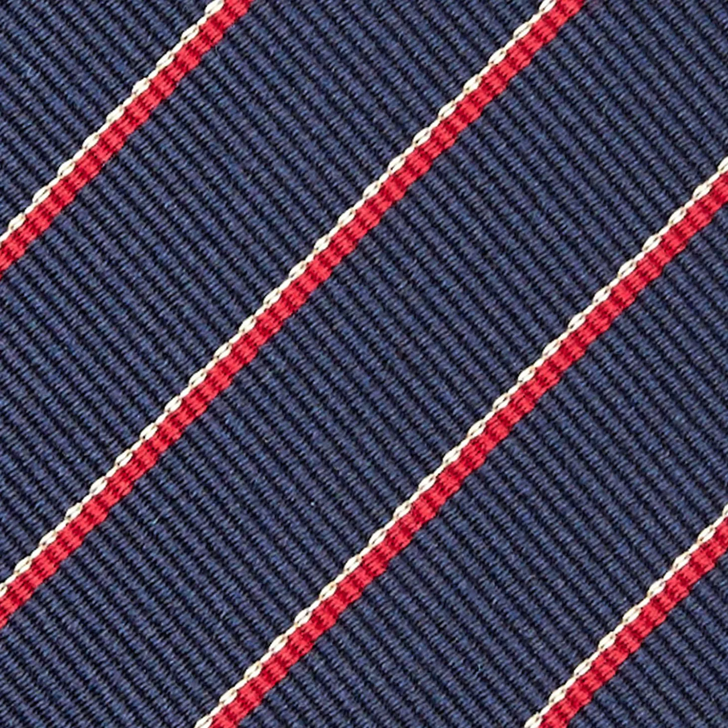 Dark Blue Sartorial Striped Tie