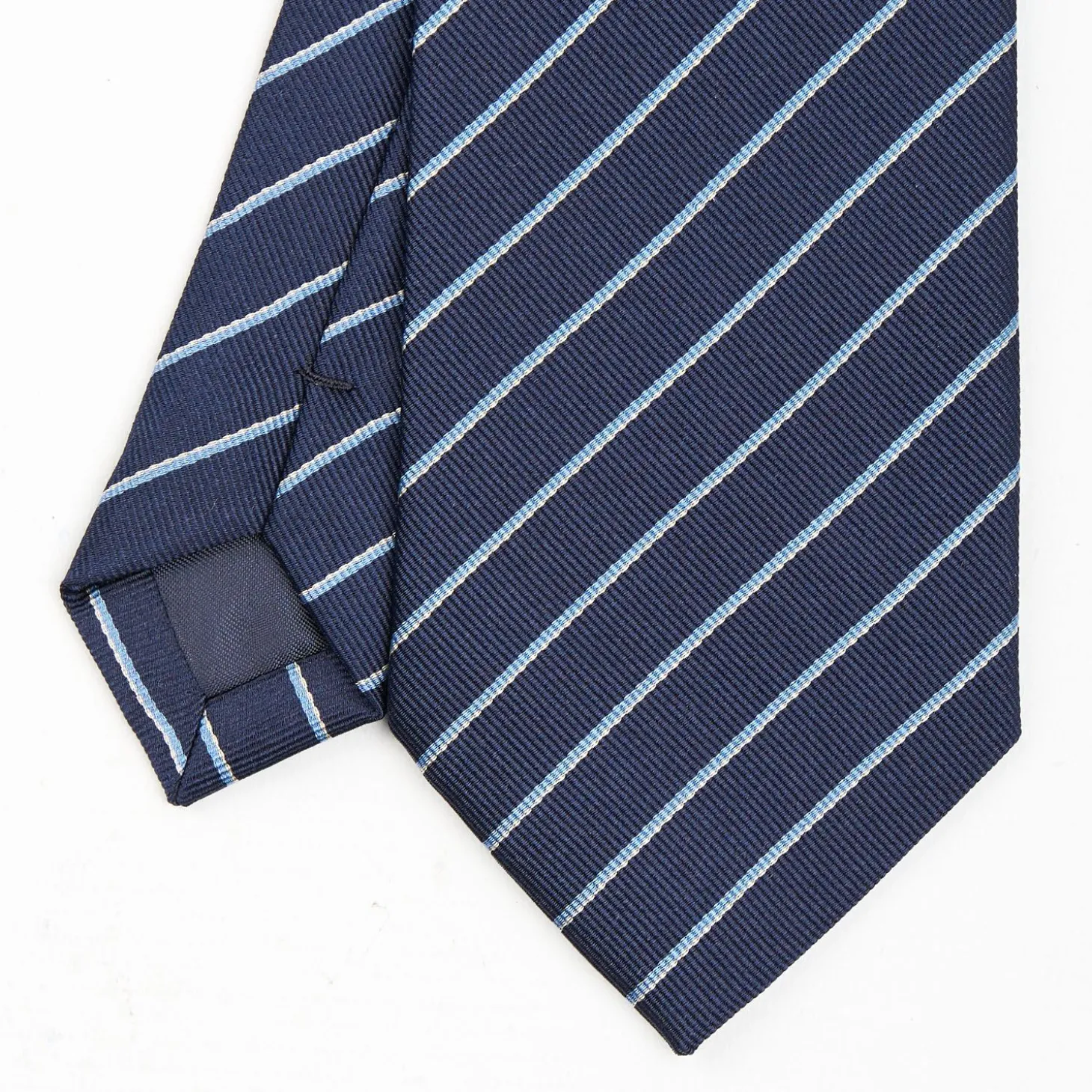Dark Blue Sartorial Striped Tie