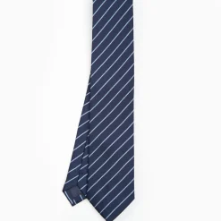 Dark Blue Sartorial Striped Tie