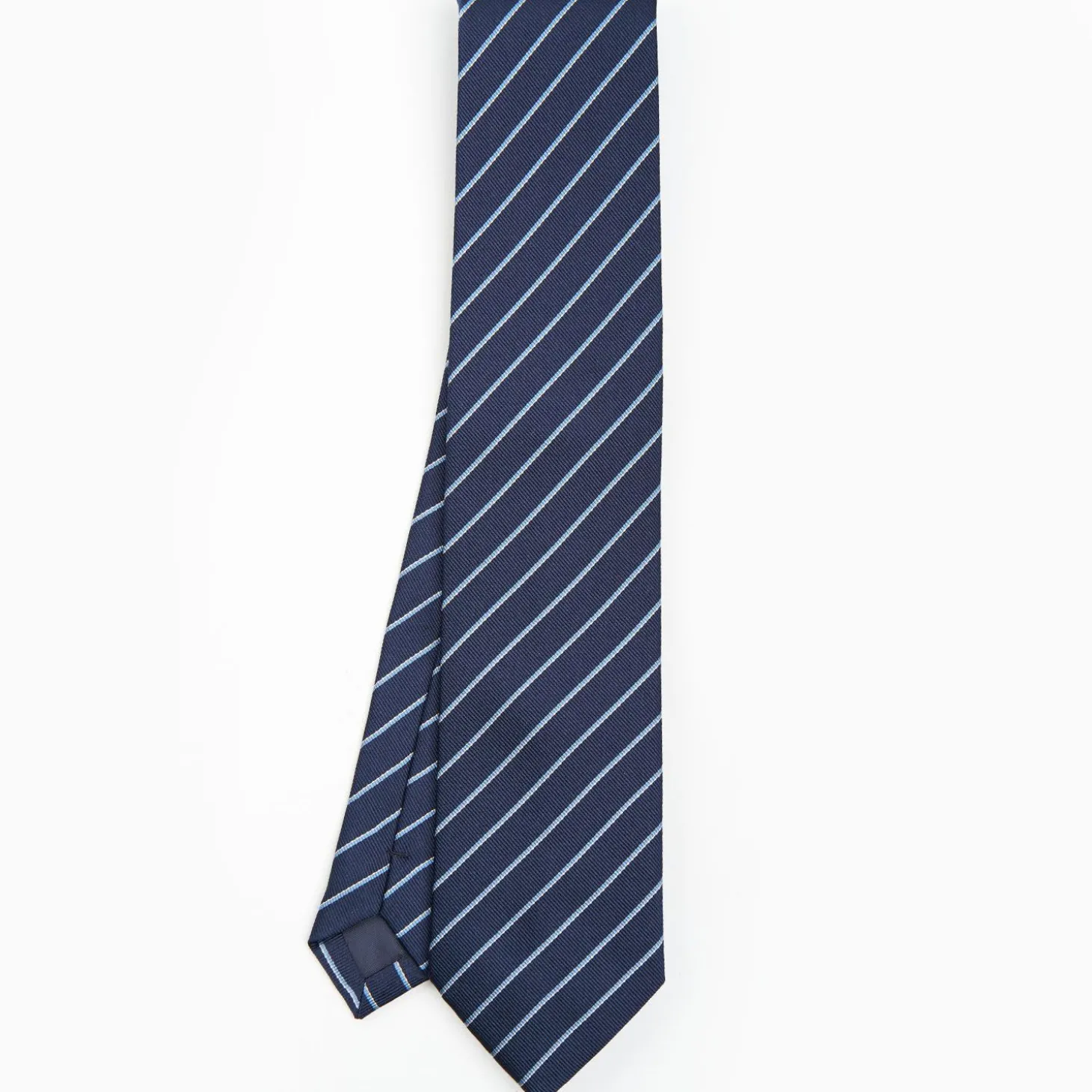 Dark Blue Sartorial Striped Tie