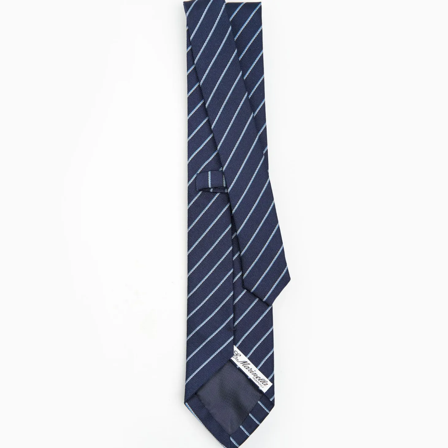 Dark Blue Sartorial Striped Tie