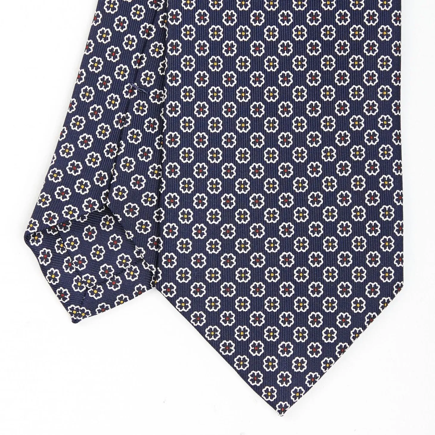 Dark Blue Sartorial Tie - Small Designs