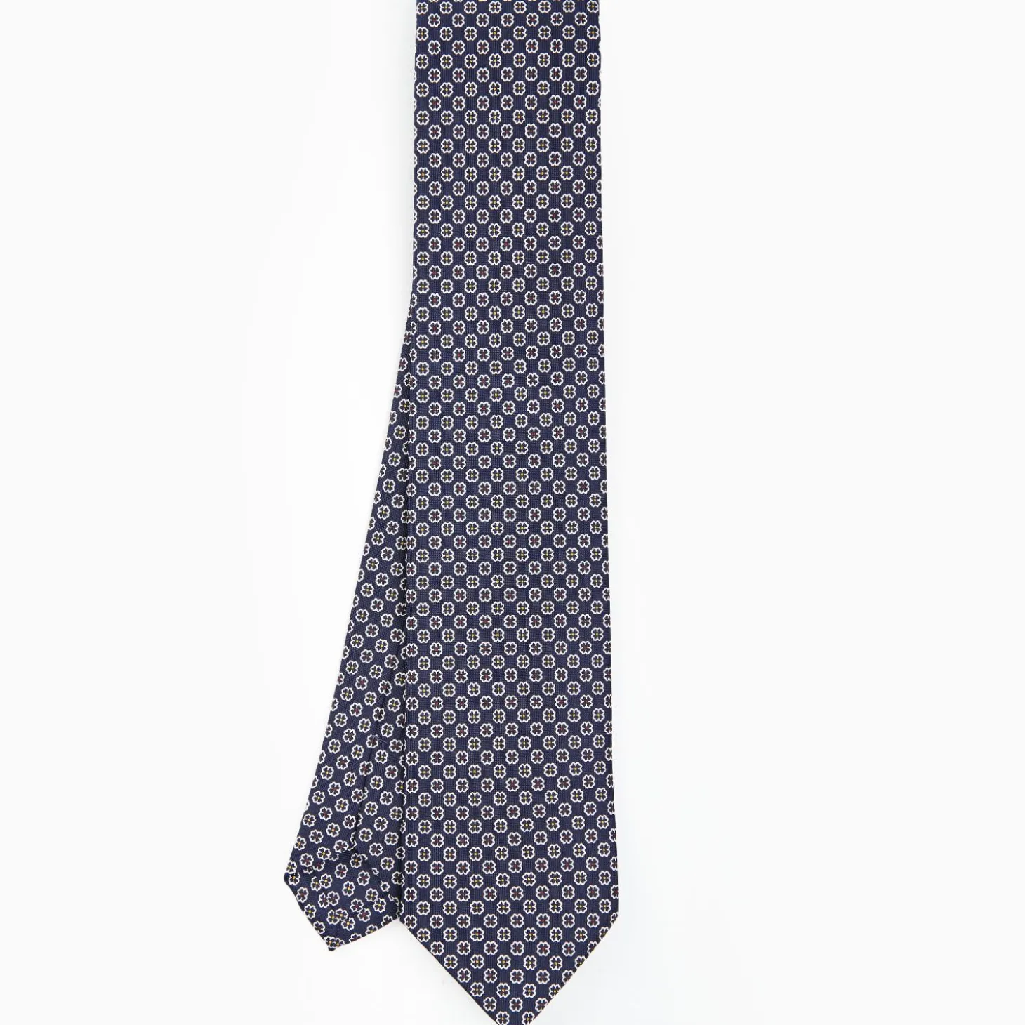 Dark Blue Sartorial Tie - Small Designs