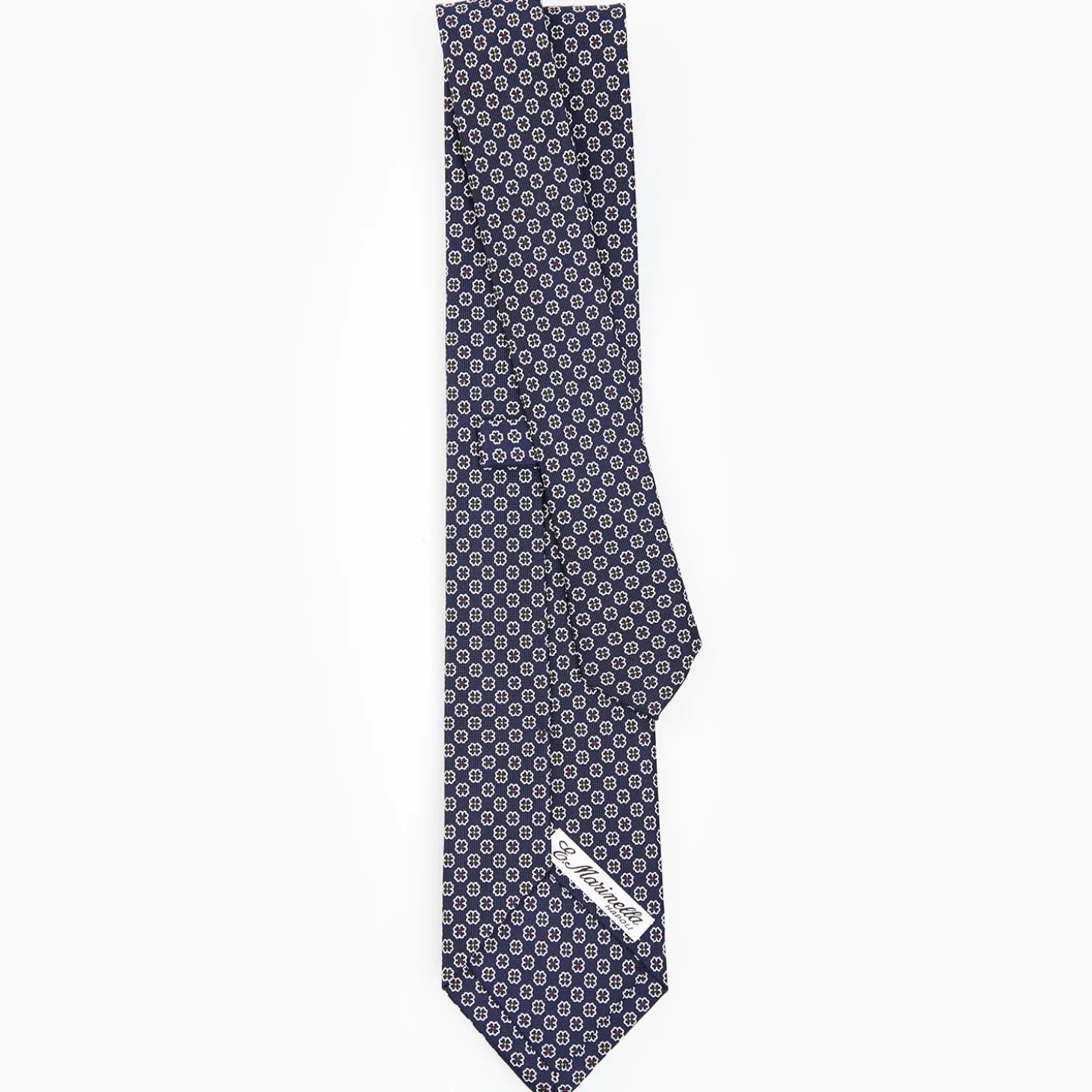 Dark Blue Sartorial Tie - Small Designs