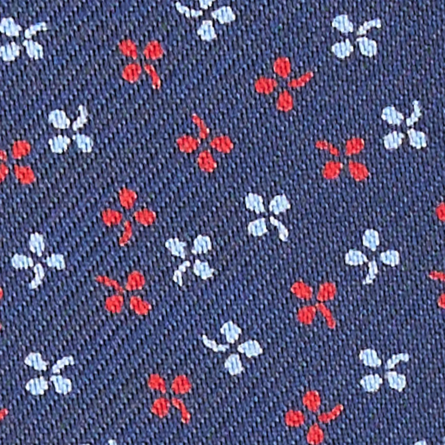 Dark Blue Silk Glasses Case