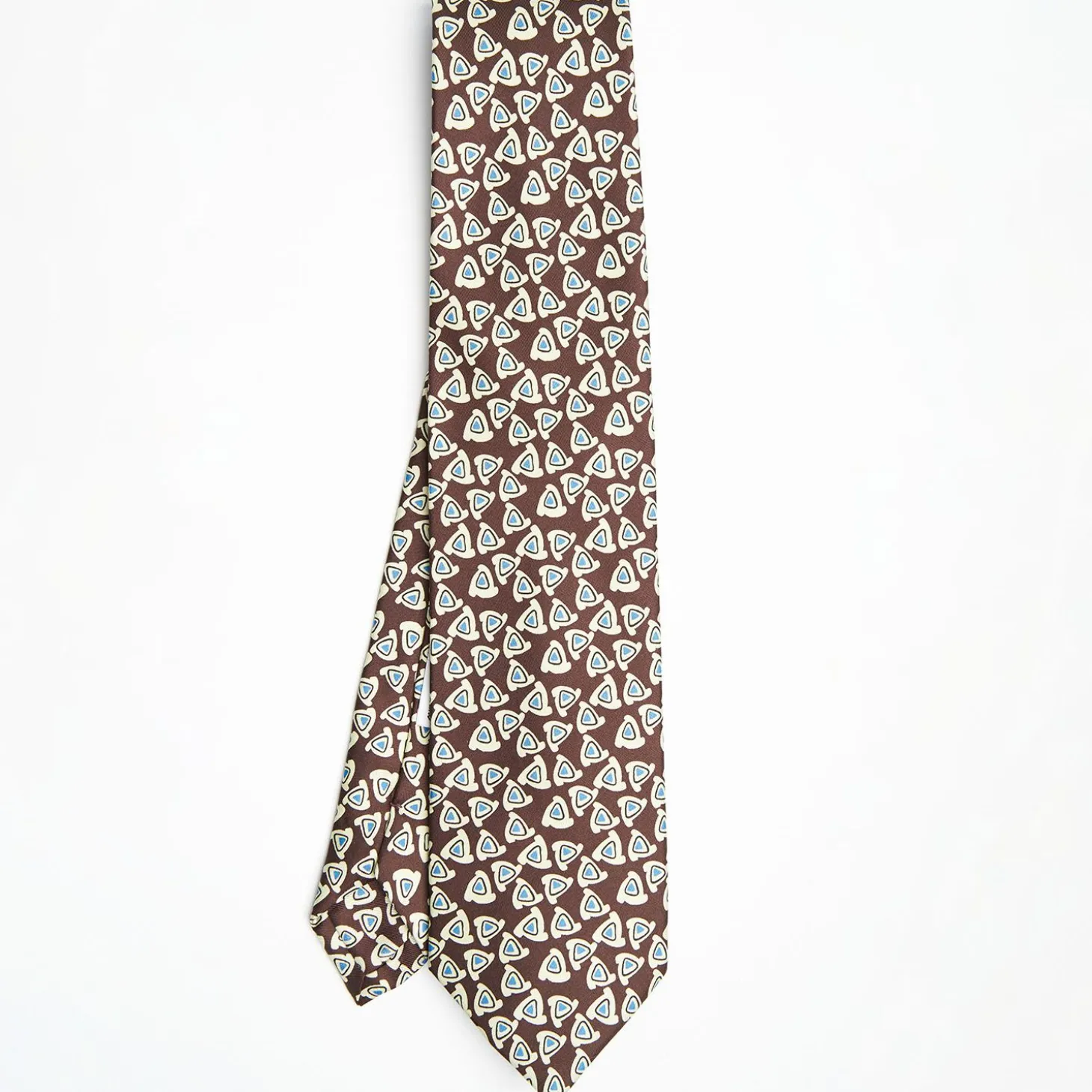 Dark Brown Archivio Collection Silk Tie 1952-1-04