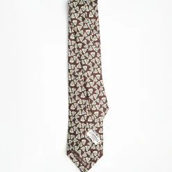 Dark Brown Archivio Collection Silk Tie 1952-1-04