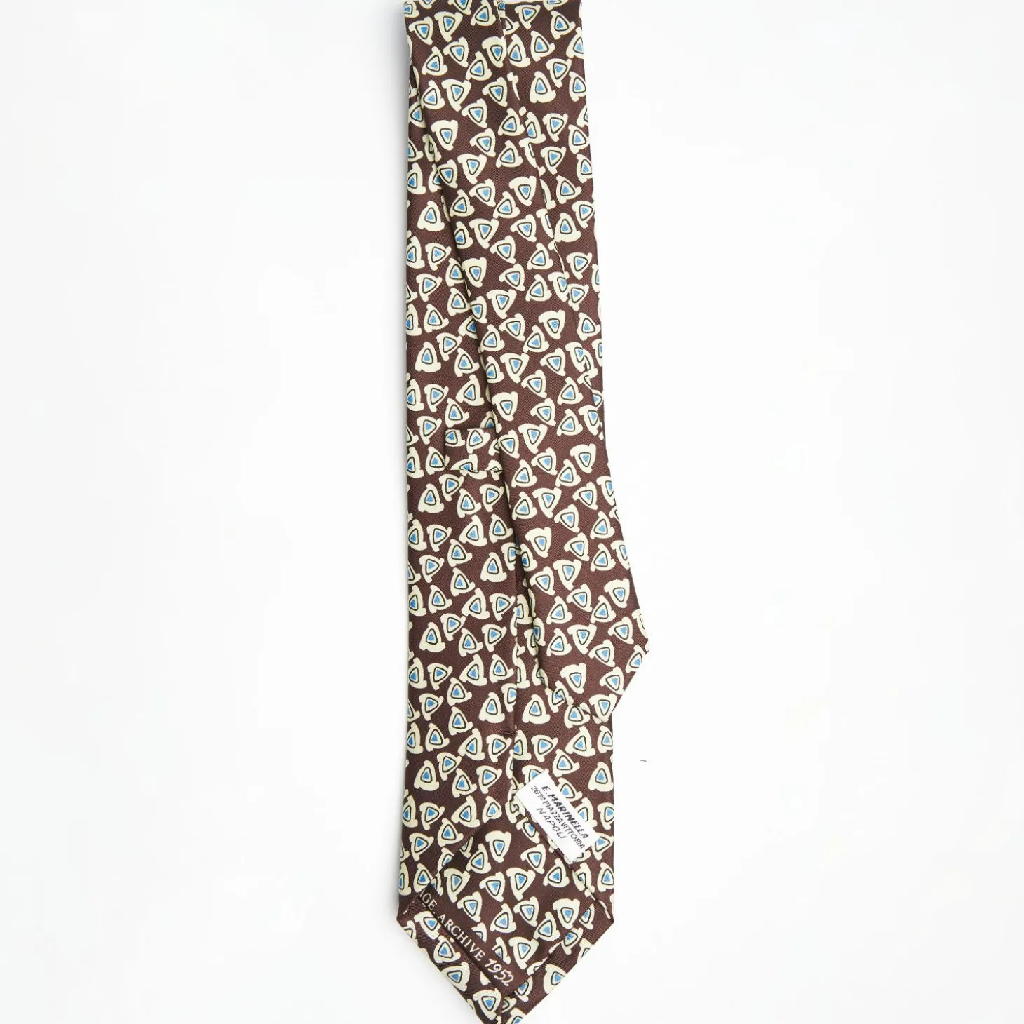 Dark Brown Archivio Collection Silk Tie 1952-1-04
