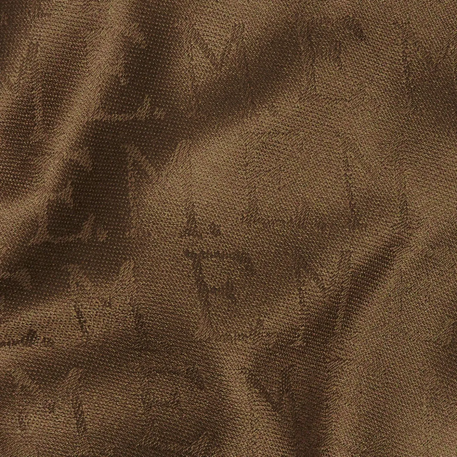 Dark Brown Em Logo Wool And Silk Stole
