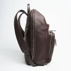 Dark Brown Leather Back Pack