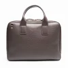 Dark Brown Leather Briefcase