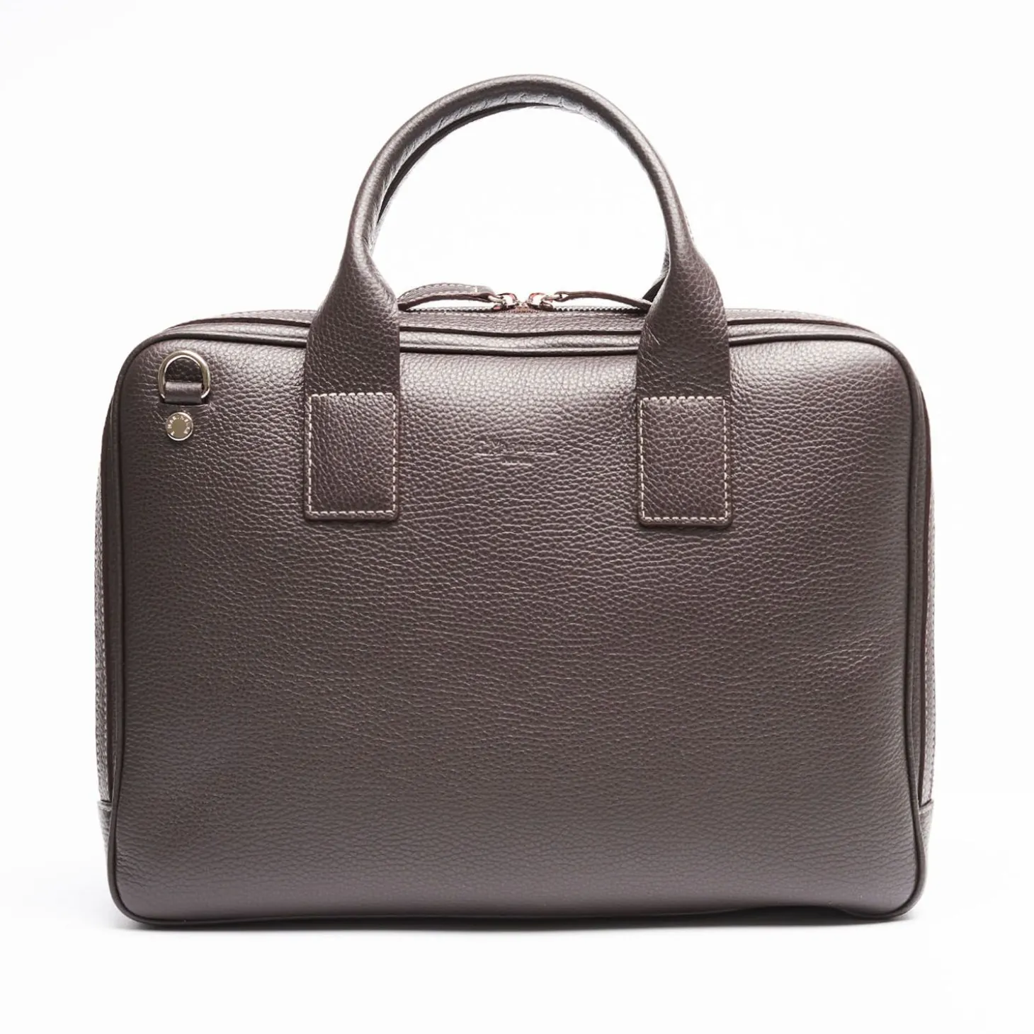 Dark Brown Leather Briefcase