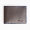 Dark Brown Leather Horizontal Wallet