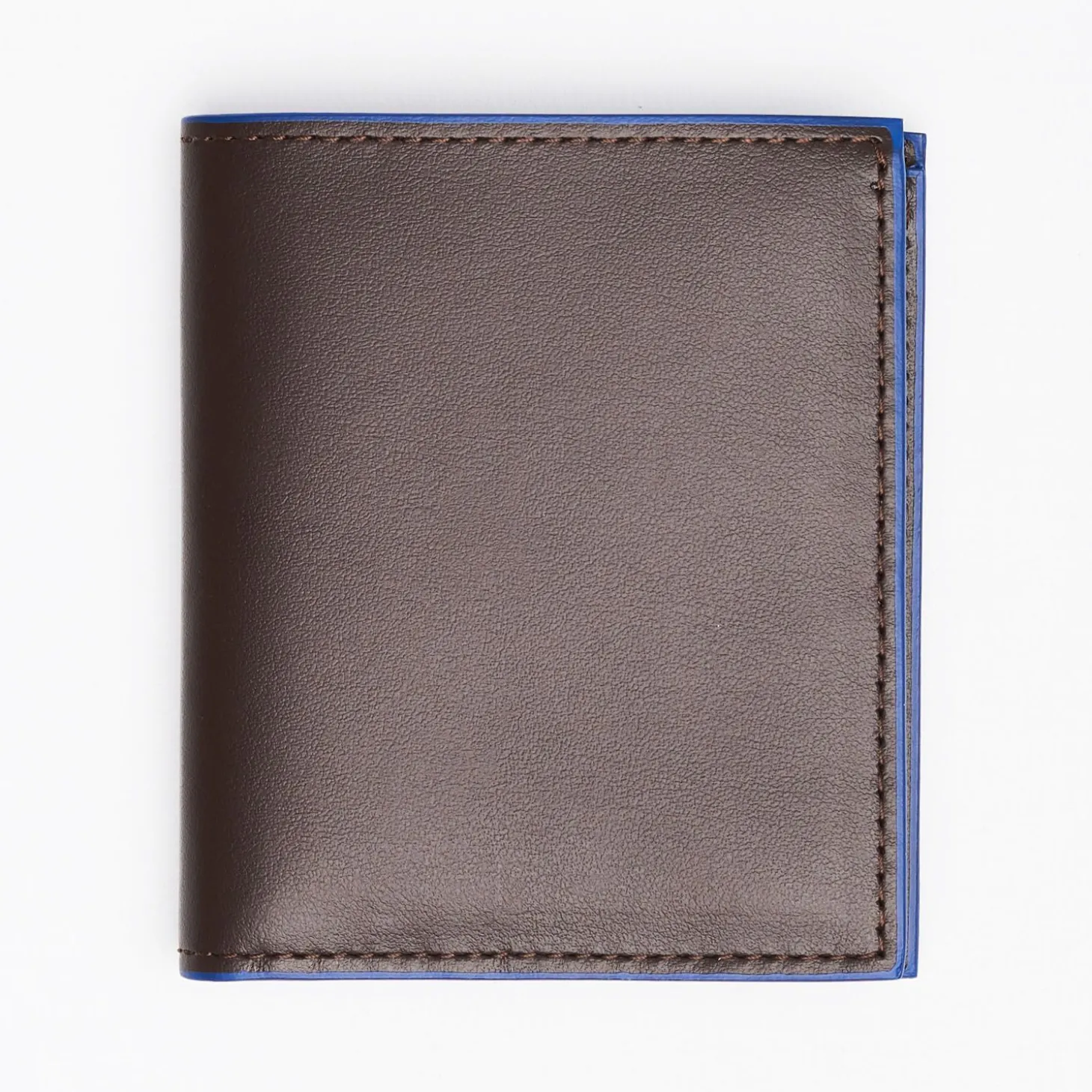 Dark Brown Leather Small Wallet