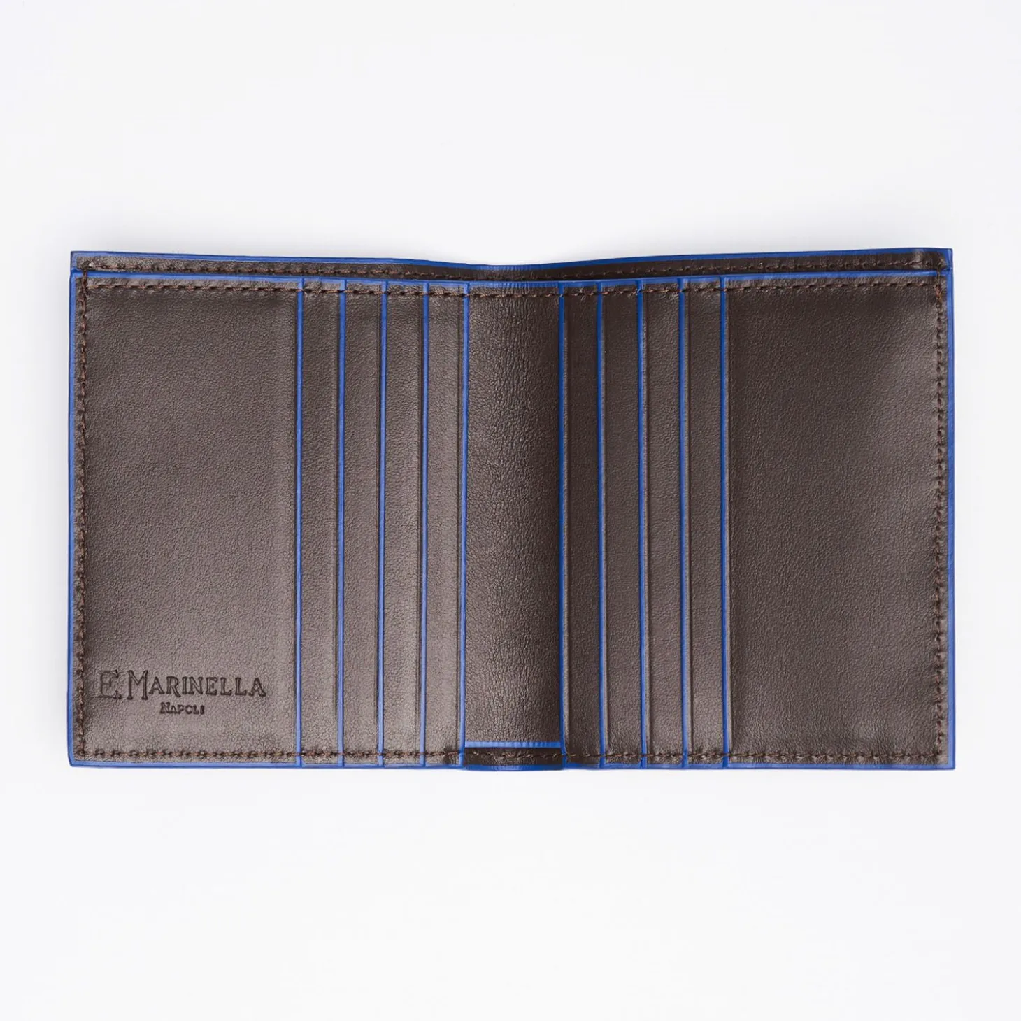 Dark Brown Leather Small Wallet