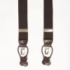 Dark Brown Plain Colour Braces