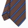 Dark Brown Sartorial Striped Tie