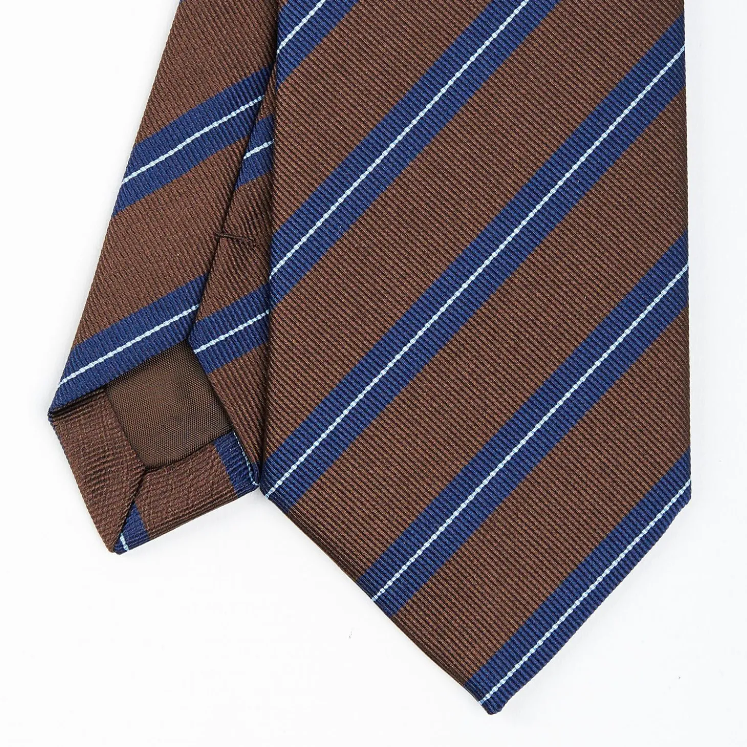 Dark Brown Sartorial Striped Tie