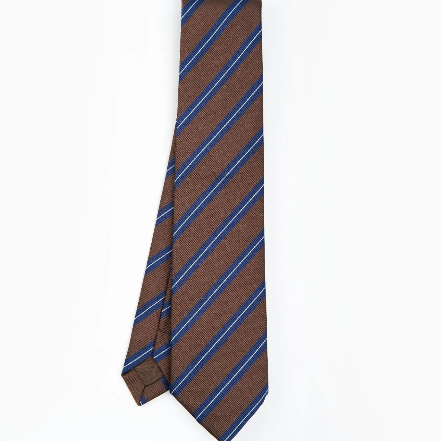 Dark Brown Sartorial Striped Tie