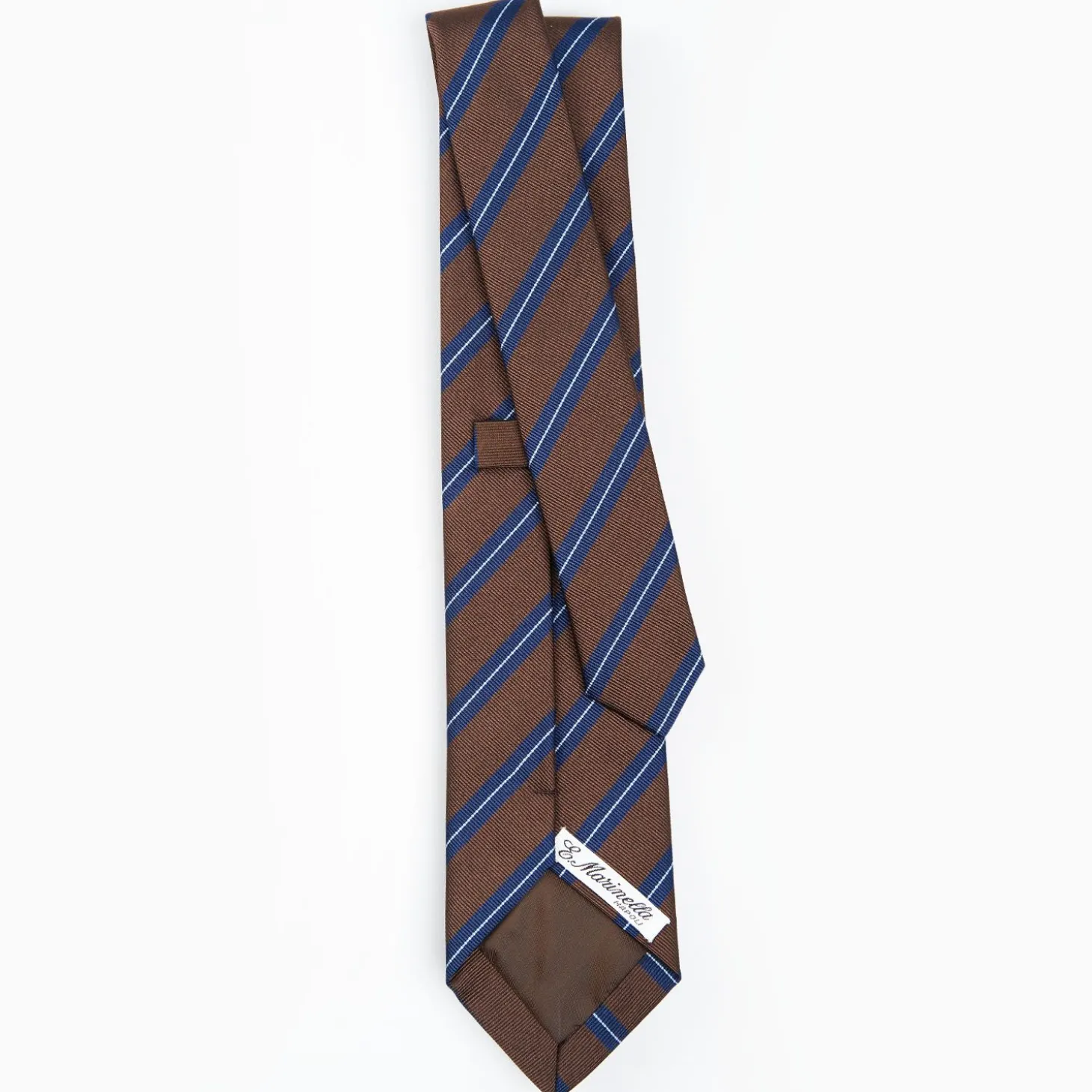 Dark Brown Sartorial Striped Tie