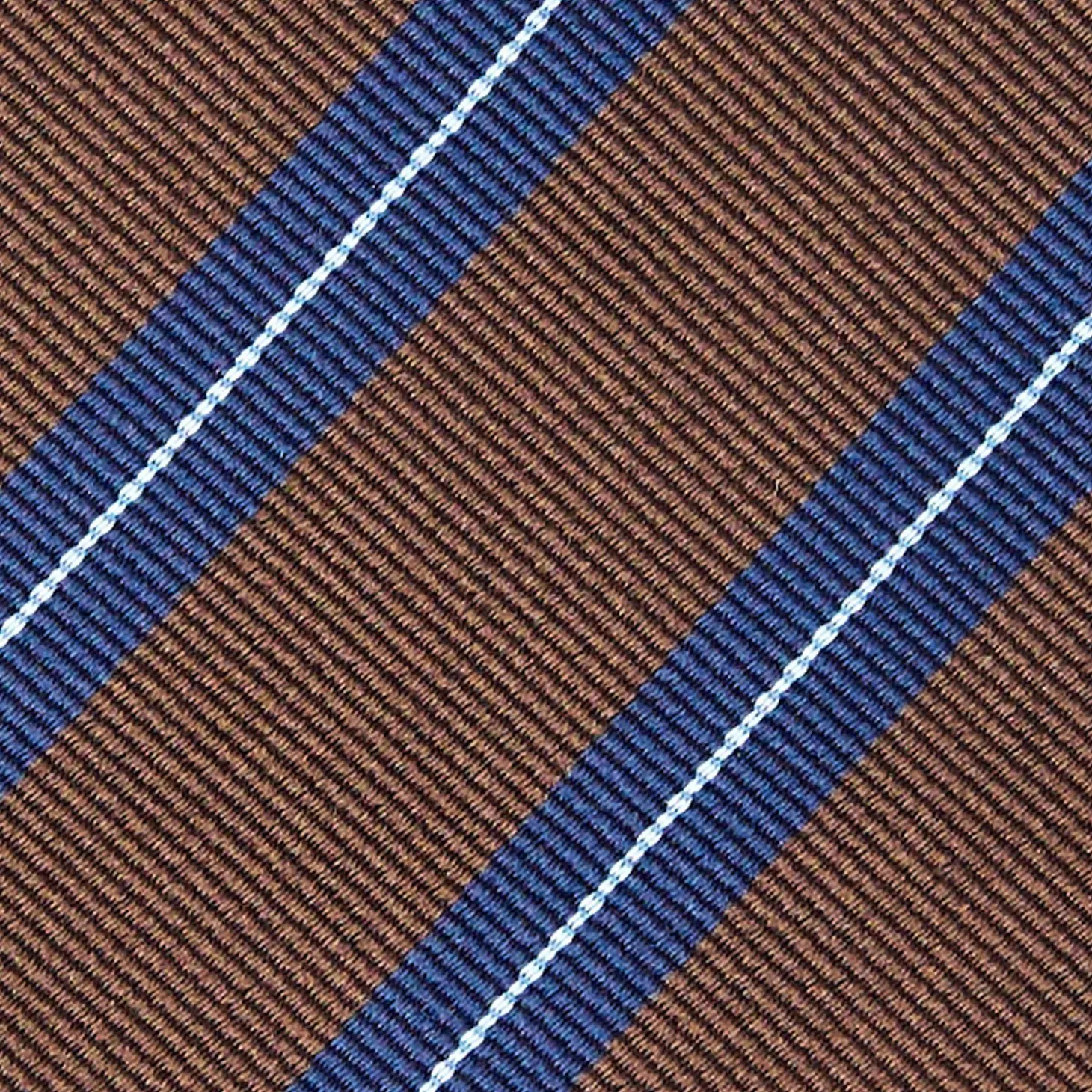 Dark Brown Sartorial Striped Tie