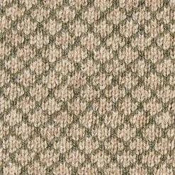 Dark Green And Light Brown Cashmere Neck Warmer