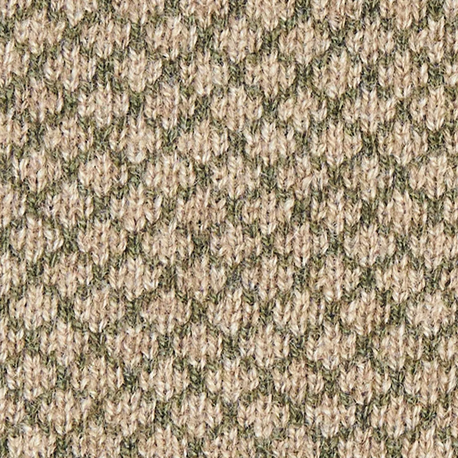 Dark Green And Light Brown Cashmere Neck Warmer