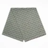 Dark Green Cashmere Small-Check Scarf