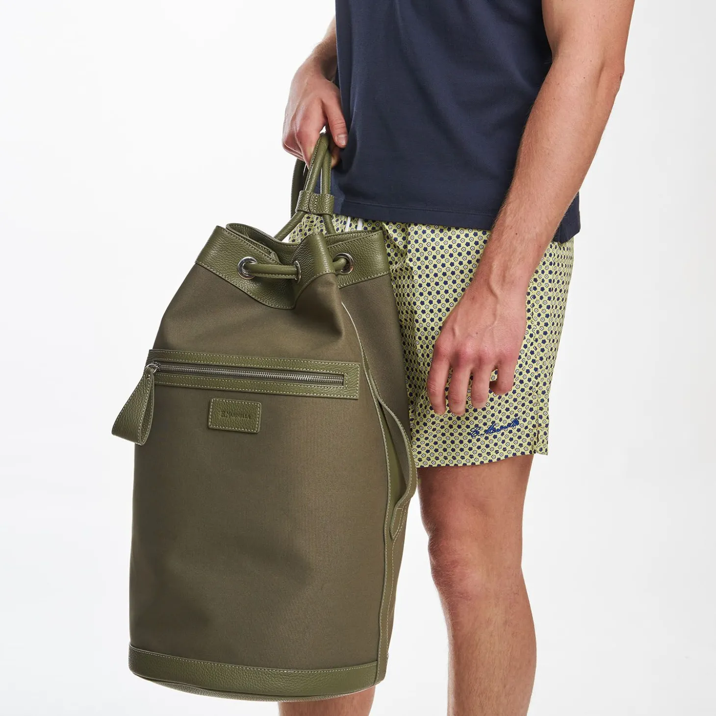 Dark Green Gian Beach Bag