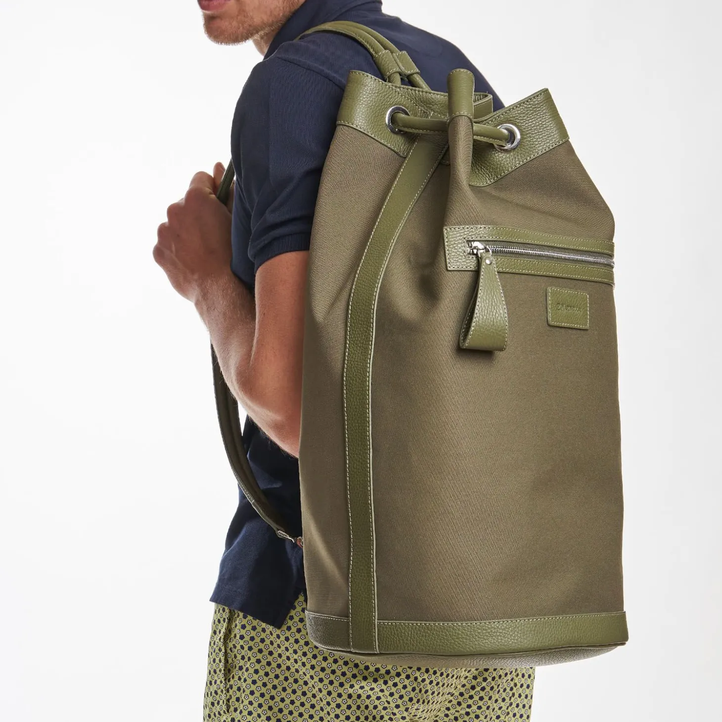 Dark Green Gian Beach Bag