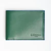 Dark Green Leather Horizontal Wallet