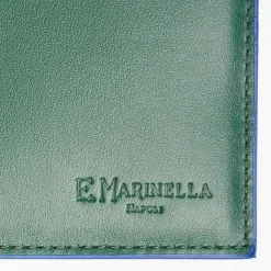 Dark Green Leather Horizontal Wallet