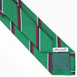 Dark Green Sartorial Striped Tie