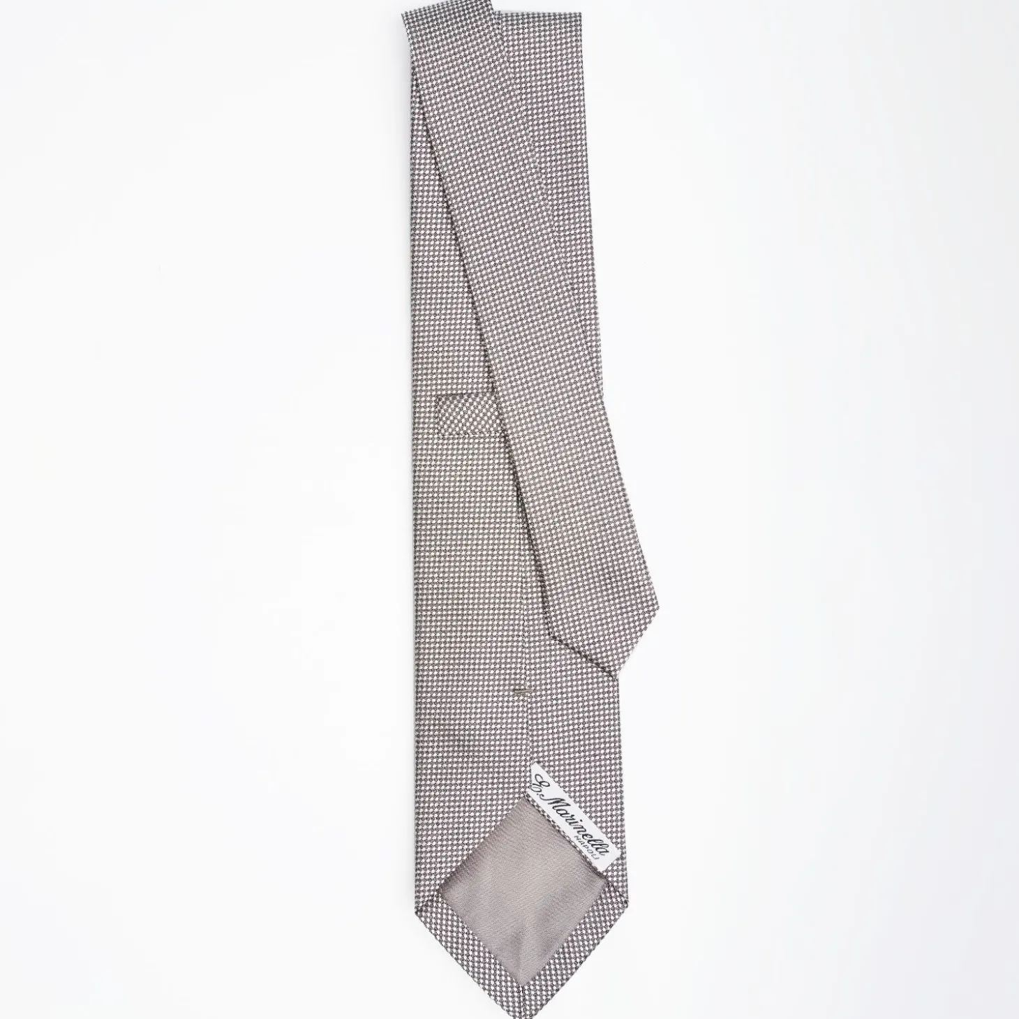Dark Grey Ceremonial Jacquard Silk Tie