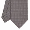Dark Grey Ceremonial Jacquard Silk Tie