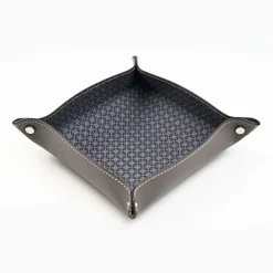 Dark Grey Large Leather Vide00A0Poche