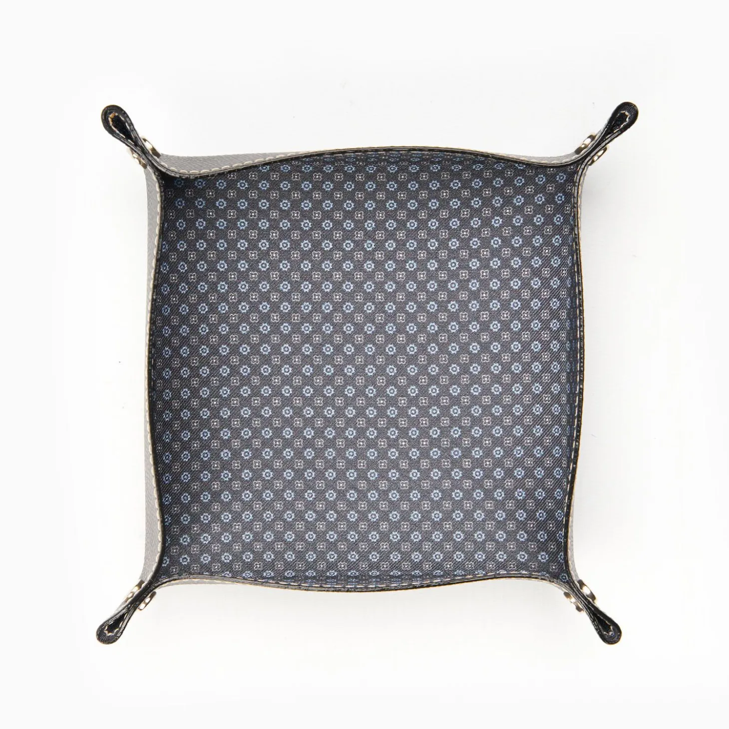 Dark Grey Large Leather Vide00A0Poche