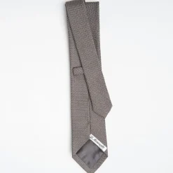 Dark Grey Sartorial Granadine Silk Tie