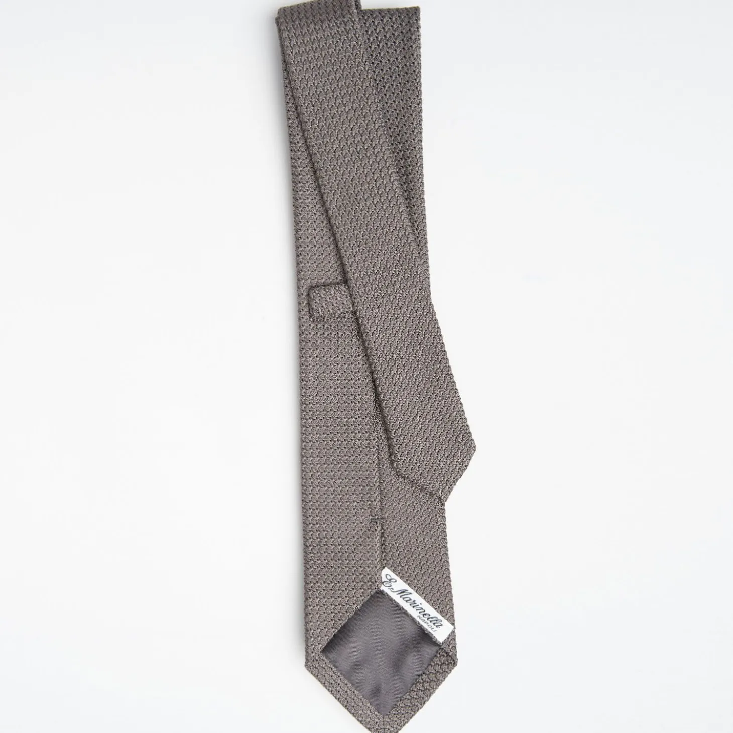 Dark Grey Sartorial Granadine Silk Tie
