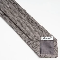 Dark Grey Sartorial Granadine Silk Tie