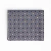 Dark Grey Small Wallet In Silk And Leather