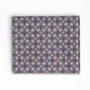 Dark Grey Small Wallet In Silk And Leather