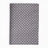 Dark Grey Vertical Wallet In Silk And Leather