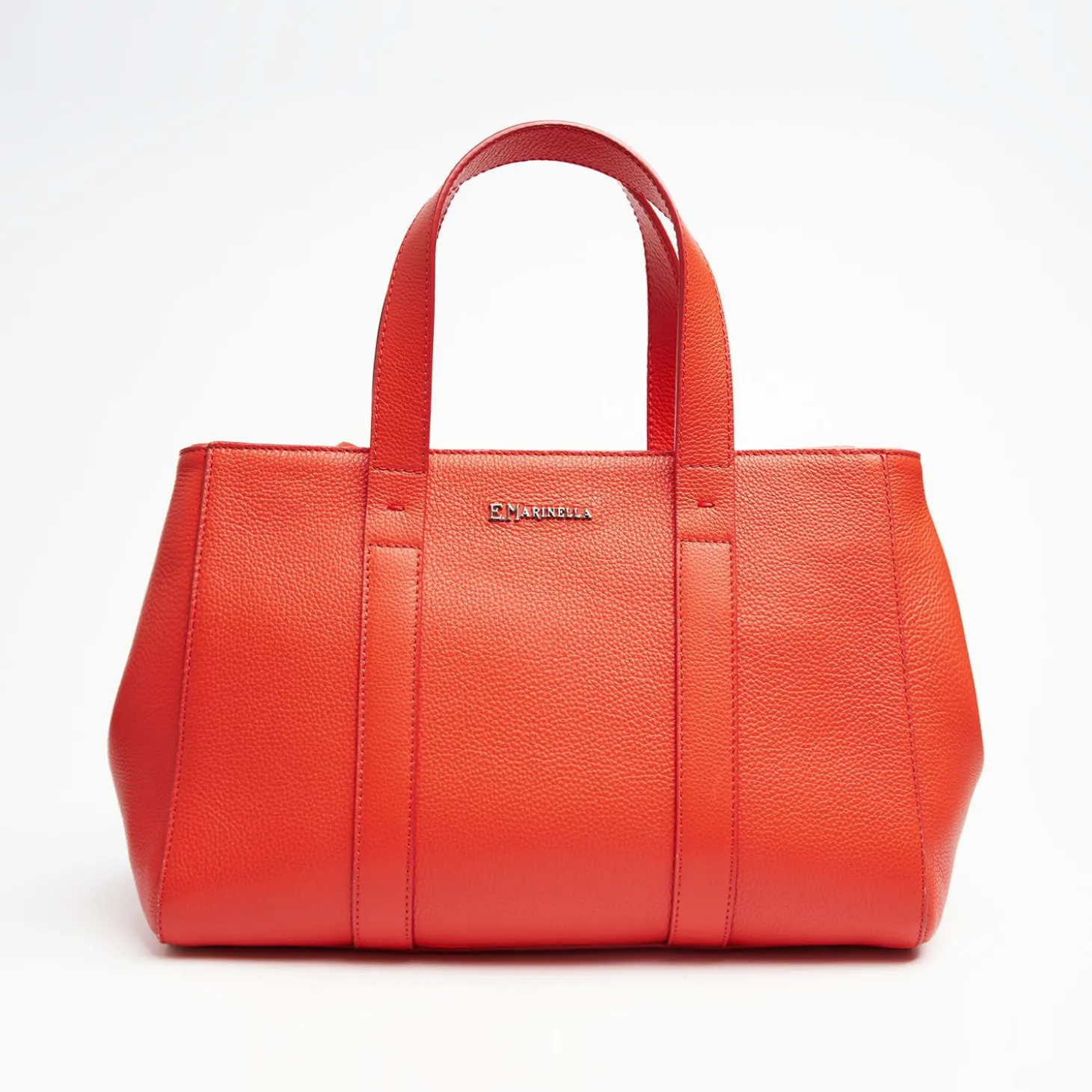Diana Orange Leather Bag