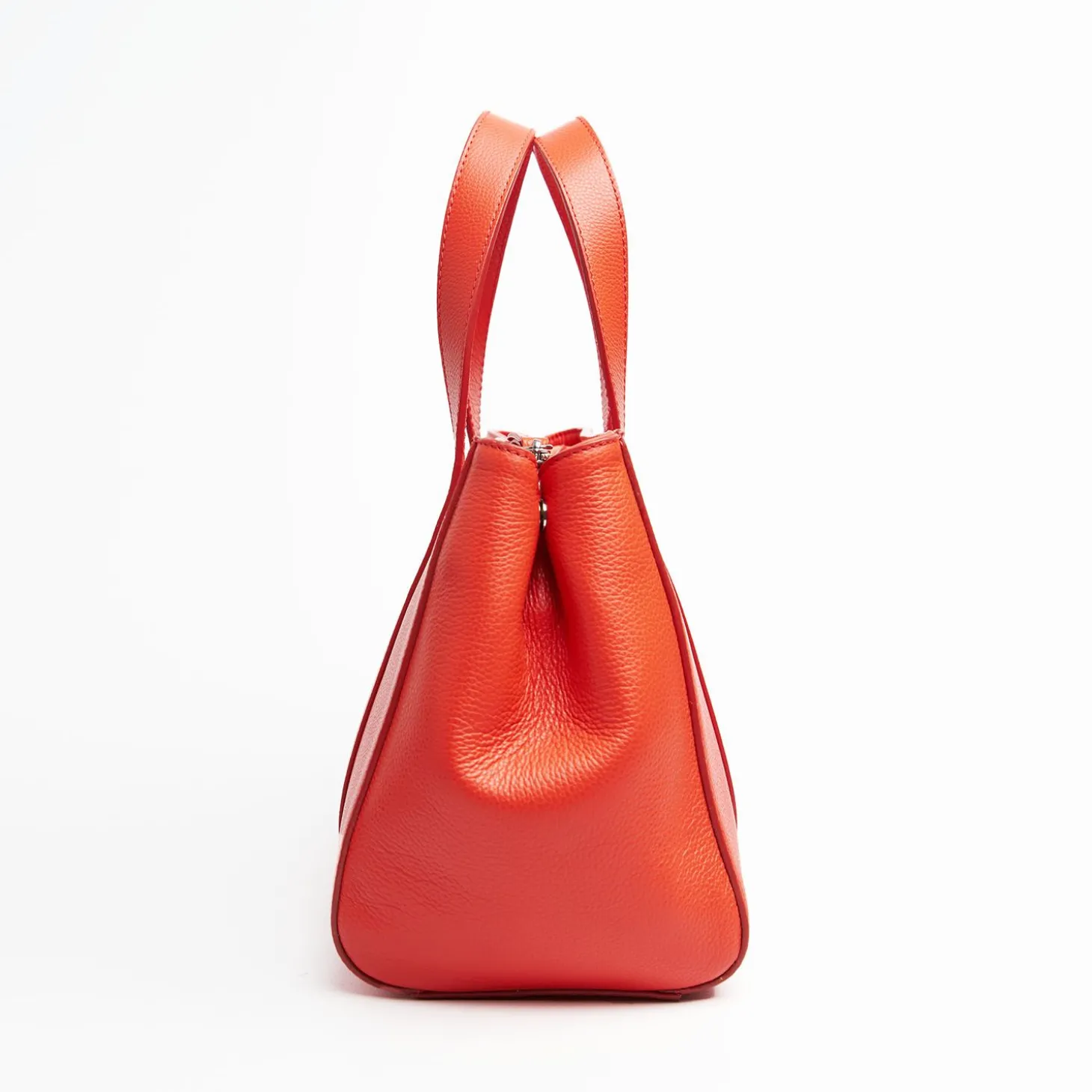 Diana Orange Leather Bag