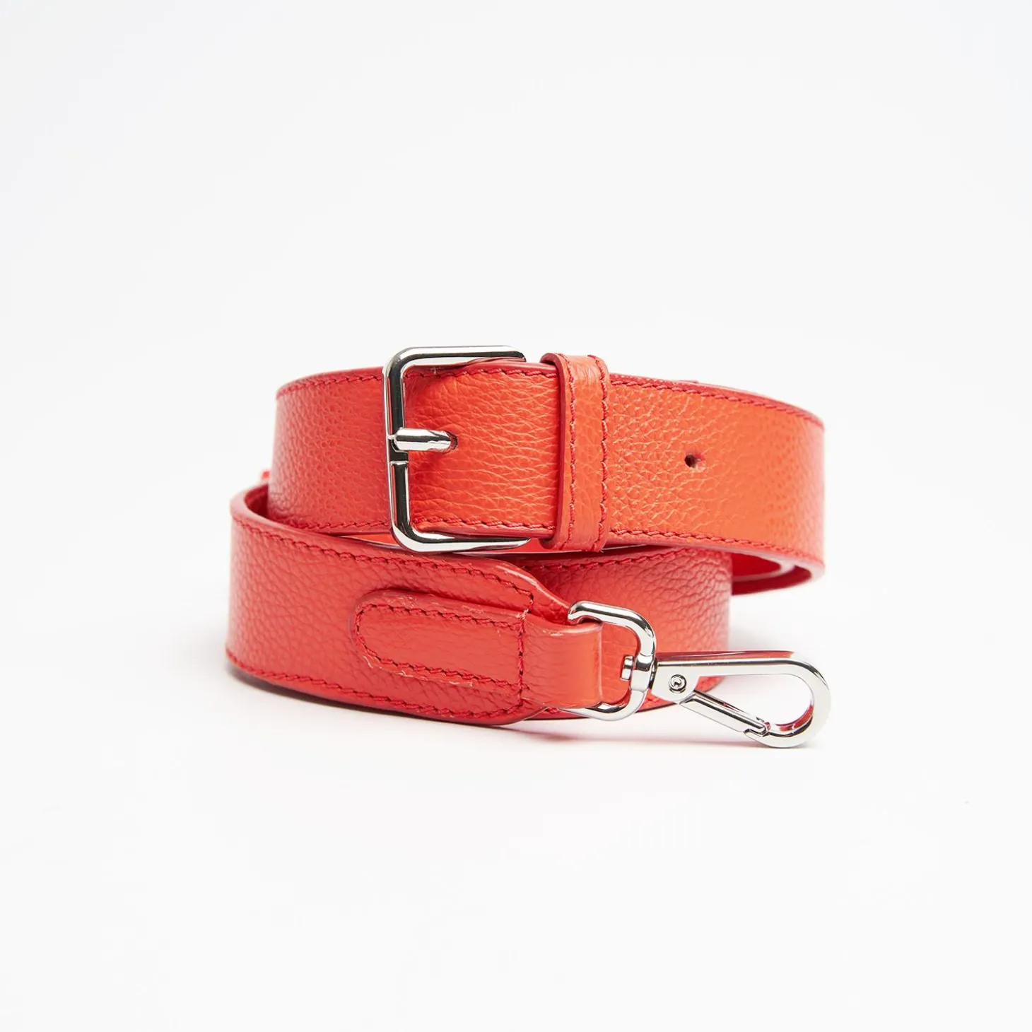 Diana Orange Leather Bag
