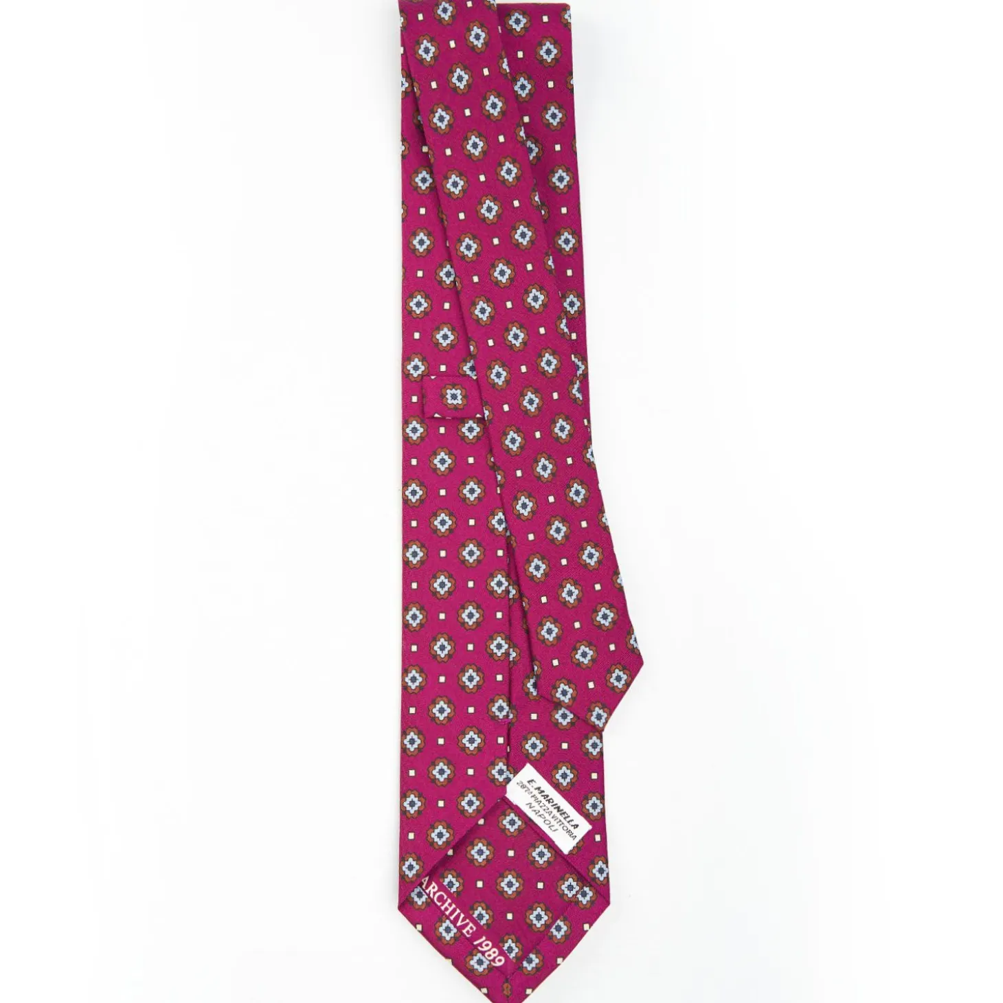 Fuchsia Archivio Collection Silk Tie 1989-06